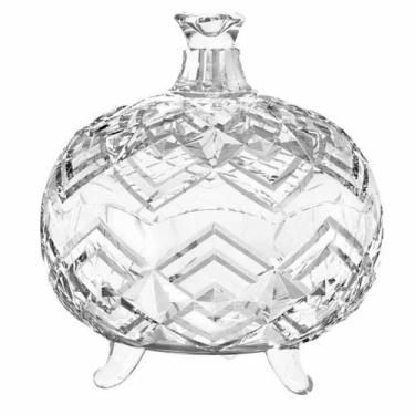 Imagem de Bomboniere Em Vidro Para Balas e Doces Com Tampa Em Casa Tem, Samantha