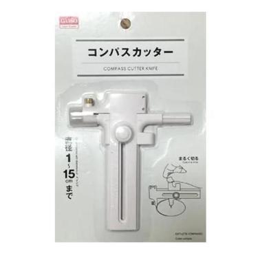 Imagem de Compasso Cortador De 1 A 15cm Corte Circular Papel Scrapbook - DA