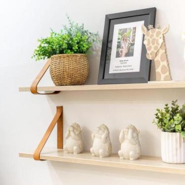 Imagem de Prateleira para Quarto de Madeira Linha Evolutiva Quater 120cm