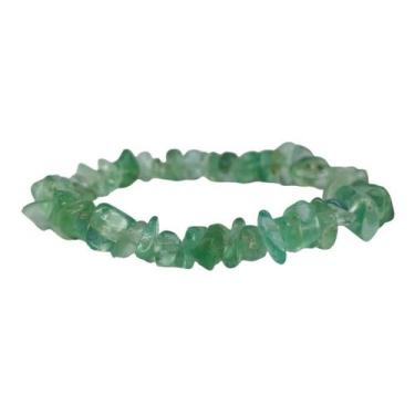Imagem de Pulseira De Pedra Fluorita Verde Em Cascalho - Equilíbrio Pedras Natur