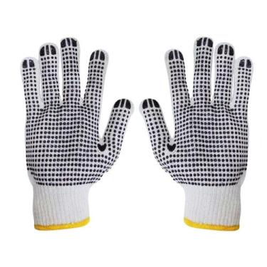 Imagem de Par de luvas pigmentadas de alta resistência centralsul, Branco, Algod