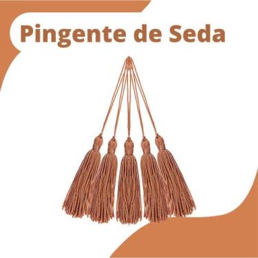Imagem de Pingente De Seda Tassel - Franja - Terra - Com 50 Unidades - Nybc