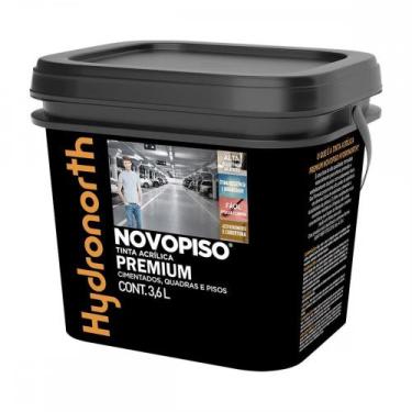 Imagem de Tinta Hydronorth Novapiso Premium Piso  3,6L Fosco Cinza Galao  000932