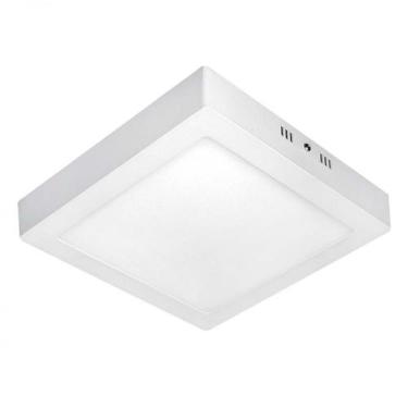 Imagem de Spot Led Sobrepor Quadrado 24w 30cm 6.500k Blumenau, Bivolt, Sobrepor