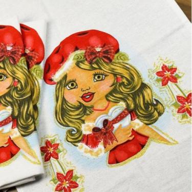 Imagem de Pano De Prato Boneca Artesã - Mamãe Noel - Estilotex