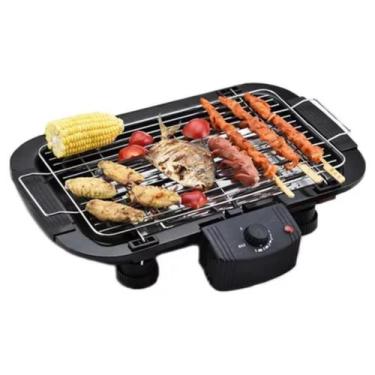 Imagem de Churrasqueira Grelhador de Mesa Cozinha Elétrica Sem fumaça - Kvell, 1