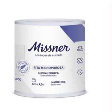 Imagem de Fita Microporosa Hipoalergica Missner 5 CM X 4,5 M