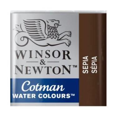 Imagem de Aquarela Cotman Past. 609 Sépia - WINSOR & NEWTON, SEPIA - 609