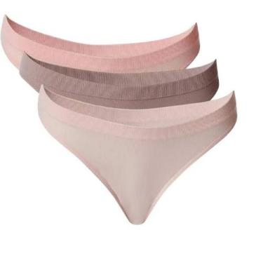 Imagem de Kit com 6 Calcinhas Tanga Trifil Ref. 4403, G, Macadâmia, Aurora, Poes