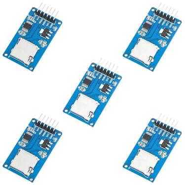 Imagem de DIYables Adaptador de cartão micro SD para Arduino, ESP32, ESP8266, Raspberry Pi, 5 peças