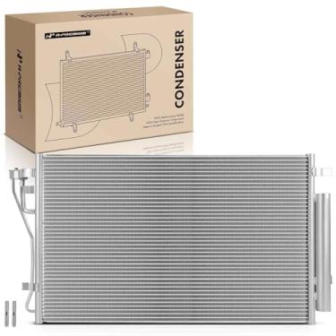 Imagem de A-Premium Condensador A/C de ar condicionado compatível com Hyundai Sonata 2023, 2,5L naturalmente aspirado apenas, substituição # 97606L2100