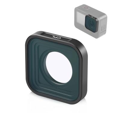 Imagem de Potgosto Filtro de lente CPL para câmera de ação para GoPro HERO13 preto/12 preto/11 preto/11 preto mini/10 preto/9 preto, filtro CPL ultratransparente para GoPro Hero Series, acessórios de fotografia
