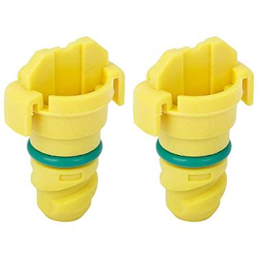 Imagem de X AUTOHAUX Substituição de plugue de drenagem de óleo de motor de carro ABS para Ford F150 2015-2018 KX6Z6730B