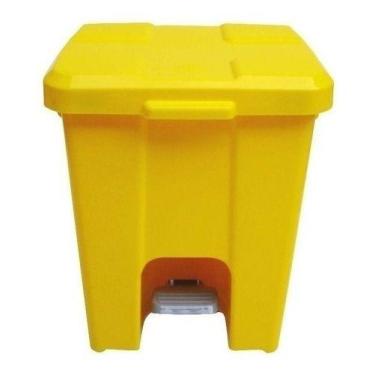Imagem de Cesto De Lixo 15 Litros Com Pedal - JSN, Vermelho