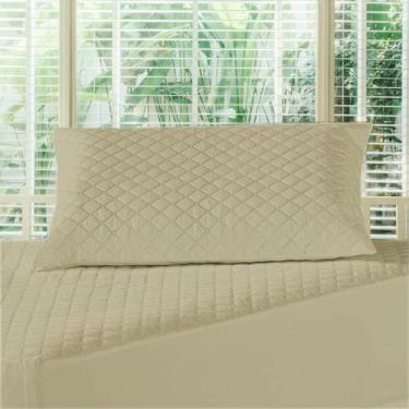 Imagem de Capa de Travesseiro Impermeável Kit 02 Peças Matelado Barra Água e Líq
