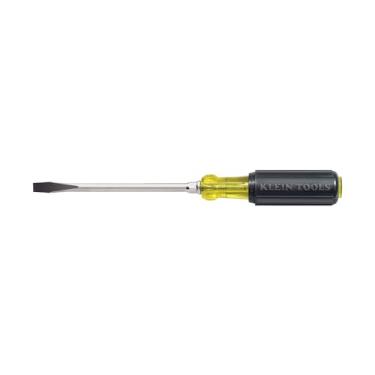 Imagem de Klein Tools Chave de fenda 602-4 1/10.2 cm com haste redonda resistente de 10 cm, feita nos EUA
