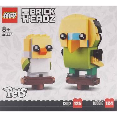 Imagem de Lego BrickHeadz Pets Dogs, Cats, Fish, Birds or Hamsters (Choose Pet) (Budgie Parrot 40443)