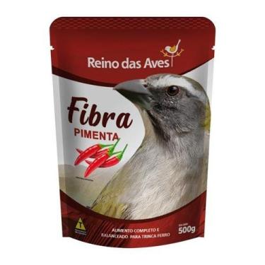 Imagem de Ração Trinca Ferro Fibra Pimenta 500gr Reino das Aves