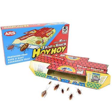 Imagem de Kit 3 Caixas De Armadilhas Pega Baratas Trap A Roach 15 Unid - Hoyhoy