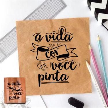 Imagem de carimbo decorativo frases motivacionais plaquinhas decoração para emba