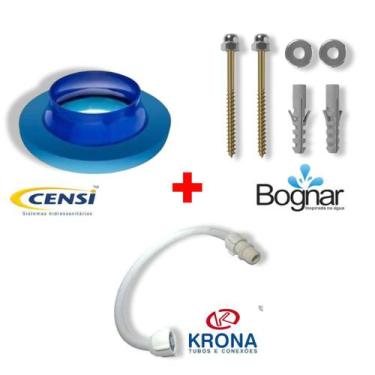 Imagem de Kit Instalação Completa Vaso Sanitario Com Caixa Acoplada - Censi, Kro
