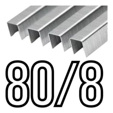 Imagem de Grampo para grampeador pneumático 80/8 caixa com 10.000 grampos  preço