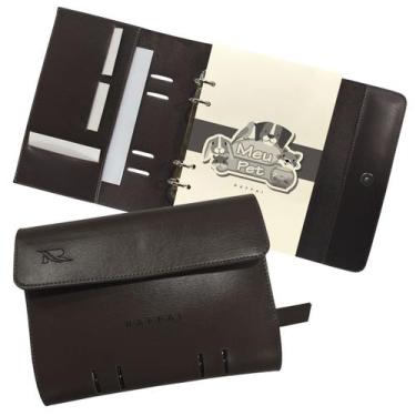 Imagem de Agenda Meu Pet 164-R Raffai Couros, Café