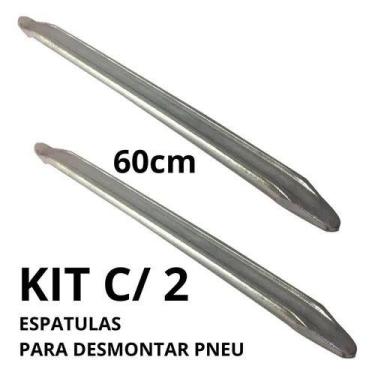 Imagem de Espátula Chata De Desmontar Pneu 24 Pol. 60 Cm Kit C/ 2 - Rotta 376