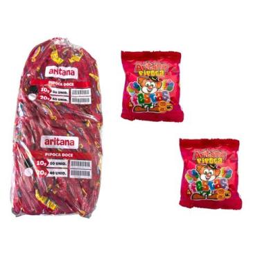 Imagem de Fardo De Mini Pipoca doce c/ 100 Unidades De 10gr Aritana