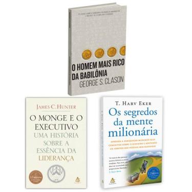 Imagem de Kit 3livros, O Monge e o Executivo + O Homem Mais Rico da Babilônia + 
