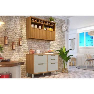 Imagem de Kit de Cozinha Compacta Completa Nesher Imperatriz 2 Peças (Balcão + A