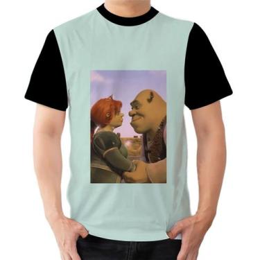Imagem de Camiseta Camisa Ads Shrek e Fiona Ogro Dreamwords 1 - Fabriqueta, M