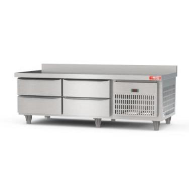 Imagem de Balcão Refrigerado Com 4 Gavetas 1,5m - RED Chameleon