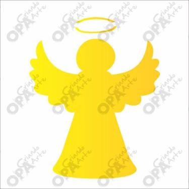 Imagem de Stencil Simples Anjo Iii Opa 2108 10x10