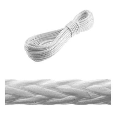 Imagem de Kit 15 Metros Cabo De Spectra Puro 03mm Branco - Classe BR