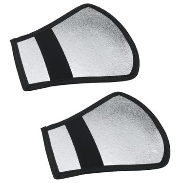 Imagem de ZCZQC 2 peças DSLR Flash Softbox Prata Branco Refletor Placa de Enchimento Placa de Enchimento Difusor de Flash Refletor Refletor Curvo Kit de Refletor para Câmera Flash Montado em Sapato