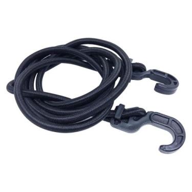 Imagem de Elástico extensor para bagageiro de 1,5m ajustável com ponta de plásti