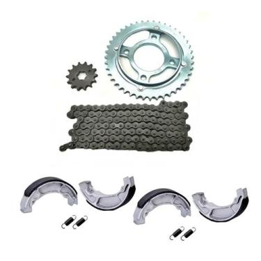Imagem de Relação Tração HONDA Cg Titan Fan 150 + 2 Lona Patim Cobreq - COFAP