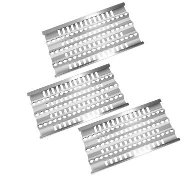 Imagem de Kalomo 18 5/8" Stainless Steel Grill Heat Plates Heat Shield Burner Cover Tent Flame Tamer, DCS Radiant Tray BBQ Gas Grill Replacement Parts Repair Kit for DCS 36EBQAR, 27FSBQ, DCS48D-BQN, BGB30-BQRL