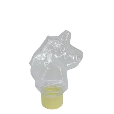 Imagem de 50 Tubetes/Baleiro Unicórnio - Aniversário - Lembrancinha (Amarelo bb)