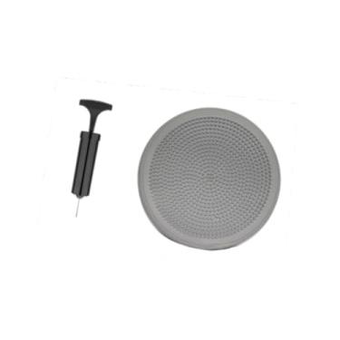 Imagem de Dynwave Almofada de balanço assento flexível para todas as idades disco de equilíbrio almofada sensorial de balanço para ioga, Cinza