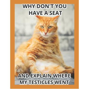 Imagem de CAT NOTEBOOK FOR ADULTS: Cat Meme. College Ruled 110 pages - Large 8.5x11