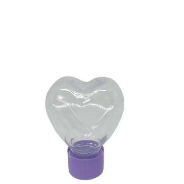 Imagem de 50 Mini Baleiro Coração 50ml - Lembrancinha - Tubete (Roxo)
