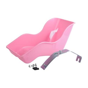 Imagem de rockible Assento de bicicleta para boneca, acessórios para bicicletas infantis, cadeira de boneca para bicicleta fácil de montar e decorar