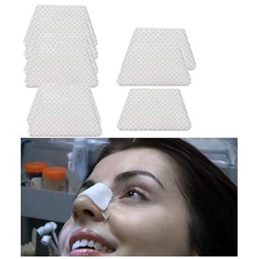 Imagem de talas nasais termoplásticas, protetor externo de suporte nasal para cirurgia de rinoplastia septoplastia, fratura de cinta nasal, otorrinolaringologia, imobilização ortopédica, 50 peças, (B)