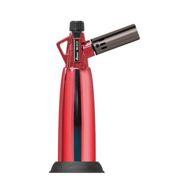 Imagem de Isqueiro de tocha de butano, tocha de cozinha, equipado com ignição eletrônica, ajuste de chama e gás recarregável (exceto gás)