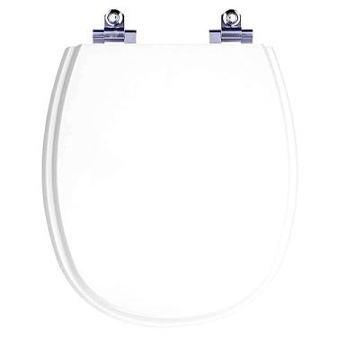 Imagem de Tampa De Vaso Sanitario Com Amortecedor Aspen Branco Para Bacia Deca