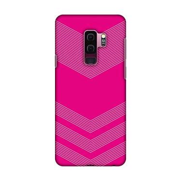 Imagem de AMZER Capa rígida de encaixe slim fit, capa traseira com kit de limpeza de tela para Samsung Galaxy S9 Plus - cor HD, ultraleve - fibra de carbono Redux rosa choque 2