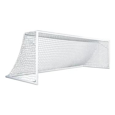 Imagem de Par Rede Gol Futebol Campo Tipo Véu Fio 2mm Proteção U.v. - zr