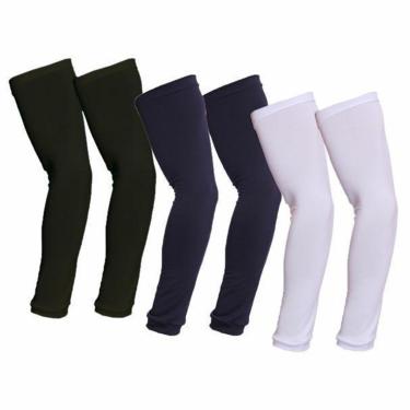 Imagem de Kit 3 Pares de Manguitos Proteção Solar Unissex-Unissex